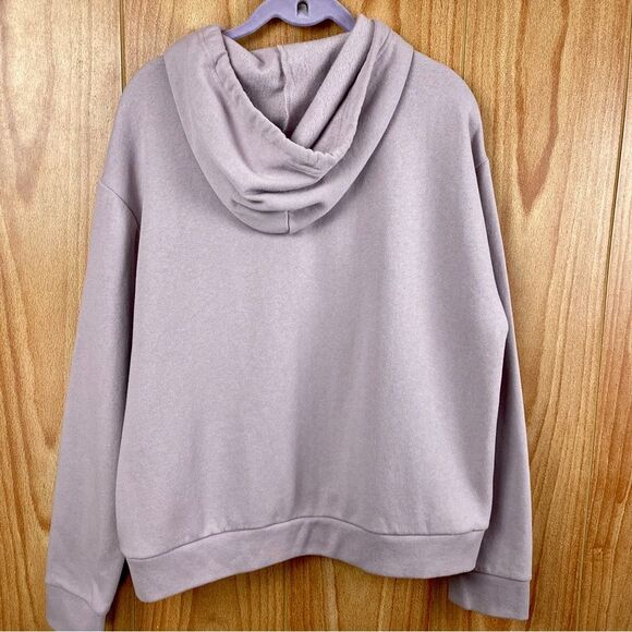 PINK Victoria’s Secret 1/4 Zip Hoodie Fleece Pullover - Picture 2 of 9